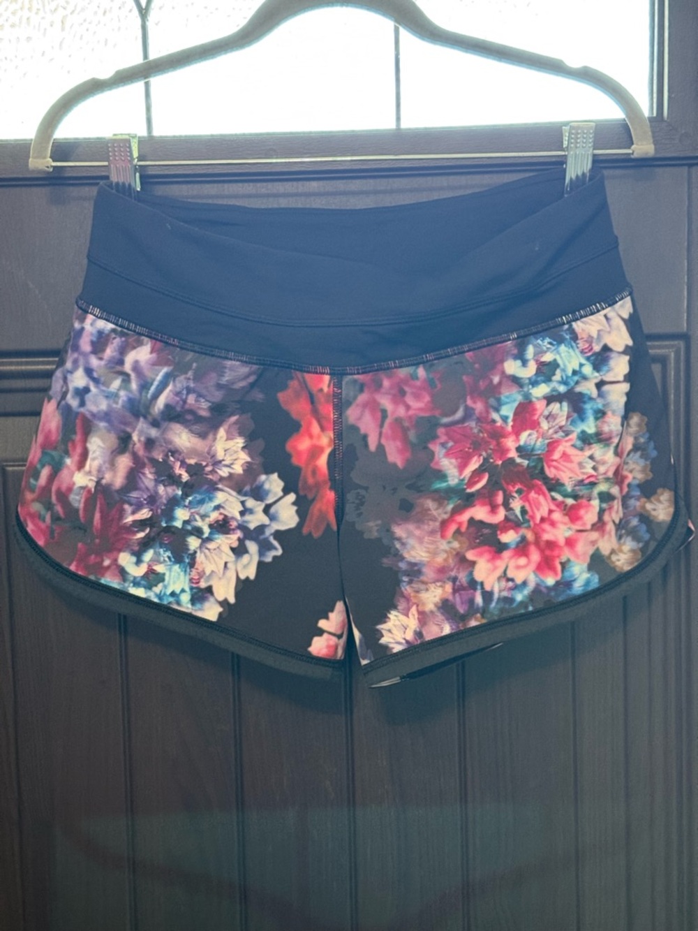 lululemon athletica Black Floral Speed Ups - size 4